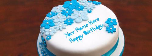 Birthday Ice Cream Cake Facebook Name Cover Birthday Cakes Name Covers