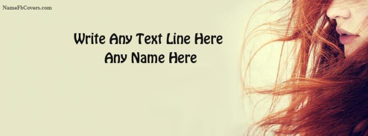 Beautiful Facebook Cover Photo For Girls With Name