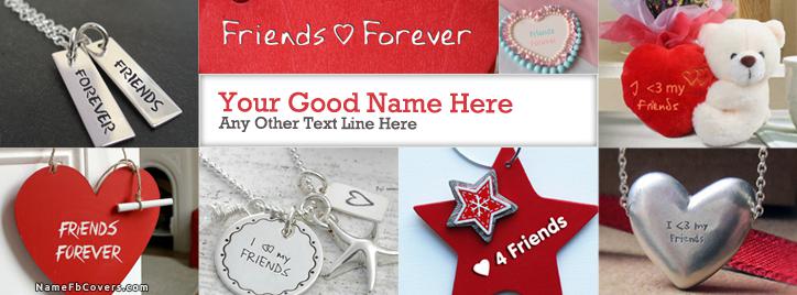 Friends Collection Facebook Cover With Name