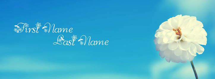 Awesome Blossom Facebook Cover With Name
