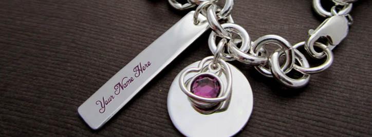 Charm Heart Necklace Facebook Cover With Name