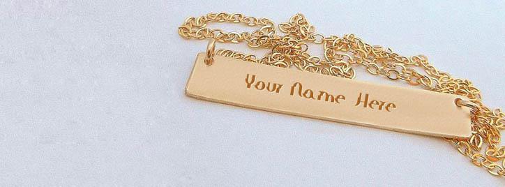 Golden Pandent Facebook Cover With Name
