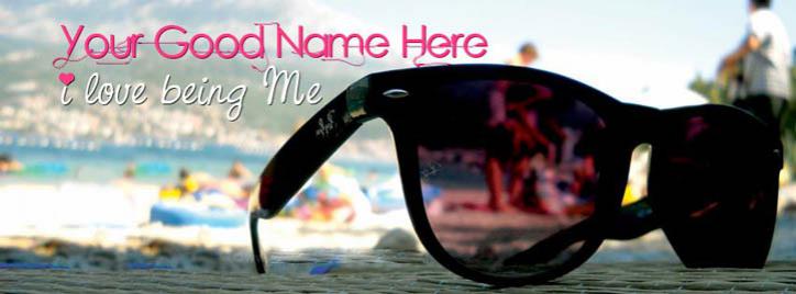 I love being Me Facebook Cover With Name