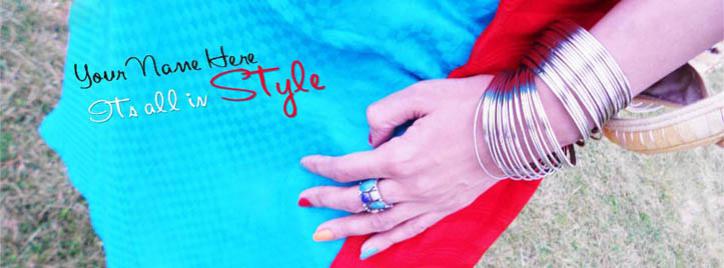 Its all in Style Facebook Cover With Name