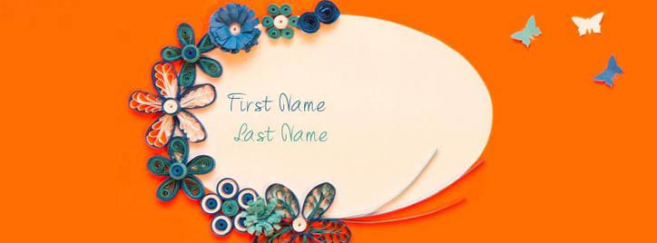 Simple is Beautiful 4 Facebook Cover With Name