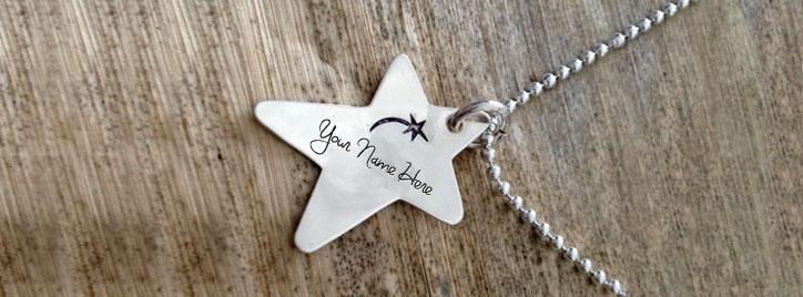 Star Wish Necklace Facebook Cover With Name