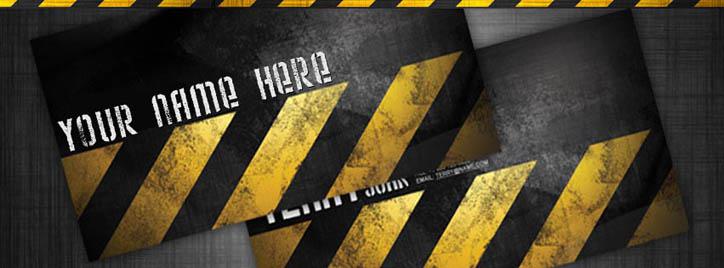 Urban Style Facebook Cover With Name