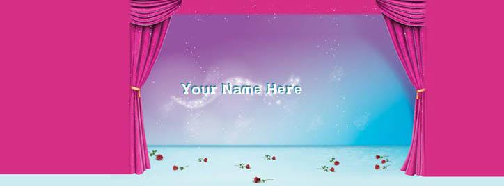 Welcome Facebook Cover With Name