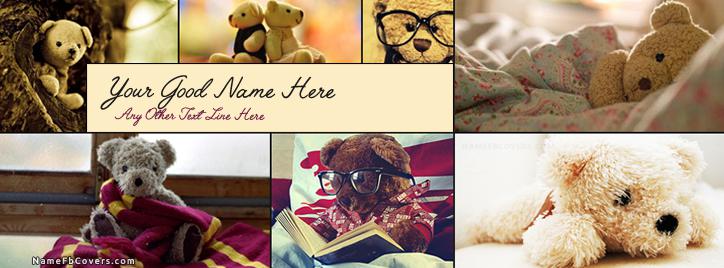 Teddy Life Facebook Cover With Name