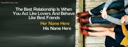 Best Relationship Love Facebook Cover Photos With Name FB Cover With Name 