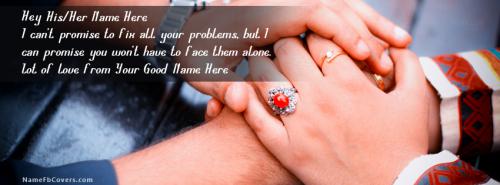 Happy Promise Day FB Cover With Name 