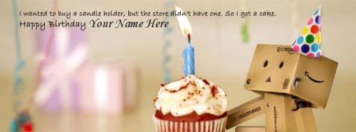 Birthday Wish FB Cover With Name 