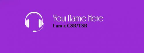 CSR or TSR FB Cover With Name 