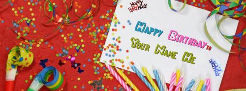 Happy Birthday FB Cover With Name 