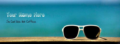 I am Cool like Hot Coffee FB Cover With Name 
