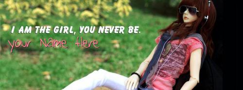 I am the girl you never be FB Cover With Name 