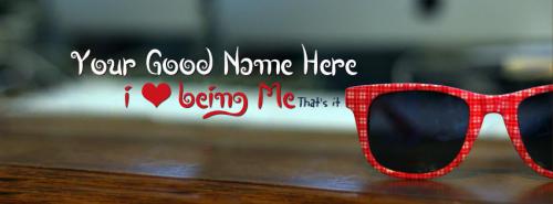 I love being Me FB Cover With Name 