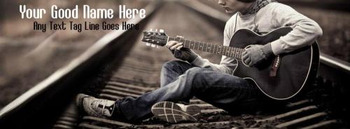 Lonely Guitar Boy FB Cover With Name 