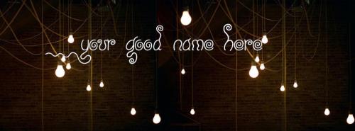 Room Bulb Lights FB Cover With Name 