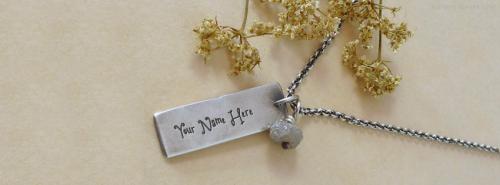 Rough Diamond Beads Necklace FB Cover With Name 
