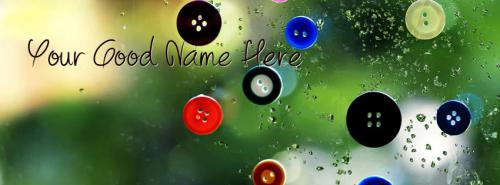 Simply Buttons FB Cover With Name 
