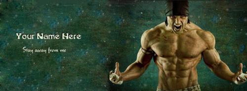 Stay away from me FB Cover With Name 
