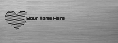 Steel Heart FB Cover With Name 