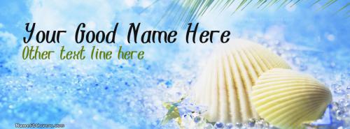 Summer Season FB Cover With Name 