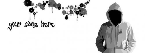 Vector Guy FB Cover With Name 