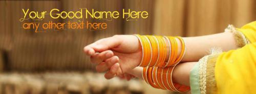 Yellow Orange Bangals FB Cover With Name 