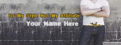 Stylish Body Guy FB Cover With Name 