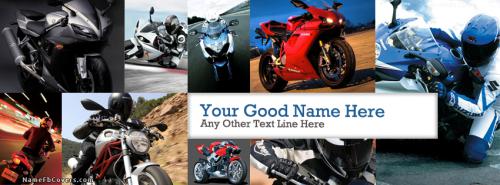 Super Bikes FB Cover With Name 