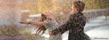 Couple Enjoying Rain