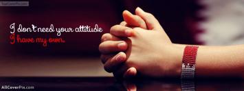 Attitude Girl Hand Facebook Cover Photos