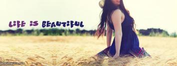 Beautiful Happy Girl Facebook Cover Photo