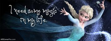 Best Elsa Facebook Cover form Frozen movie