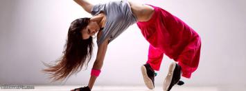 Break Dance Girl Facebook Cover Photos