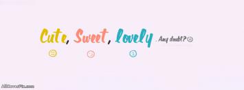 Cute Sweet Lovely Facebook Cover