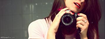 Facebook Girl Holding Camera Covers Photo