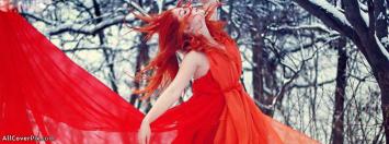 Facebook Red Dress Girl Covers Photo