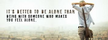 Feeling Alone Facebook Timeline Covers For Boys