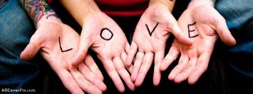 Hand Love Facebook Cover Photos