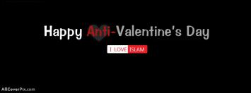 Happy Anti Valentines Day facebook covers