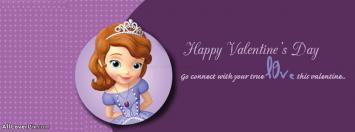 Happy Valentines Day Facebook Cover Little Princess