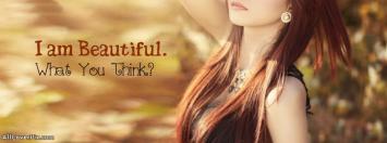 I am Beautiful Facebook Cover Photo For Girls