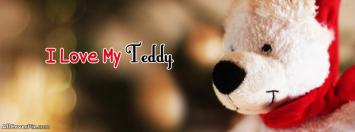 I Love My Teddy Facebook Cover