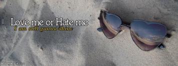 Love Me Facebook Glasses Cover Photos