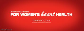 National Wear Red Day 2014 Facebook Covers