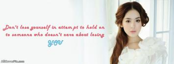 Pretty Girl Quote Facebook Cover Photos