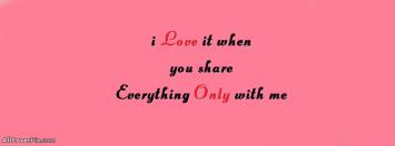 Quote About Love Facebook Cover Photos